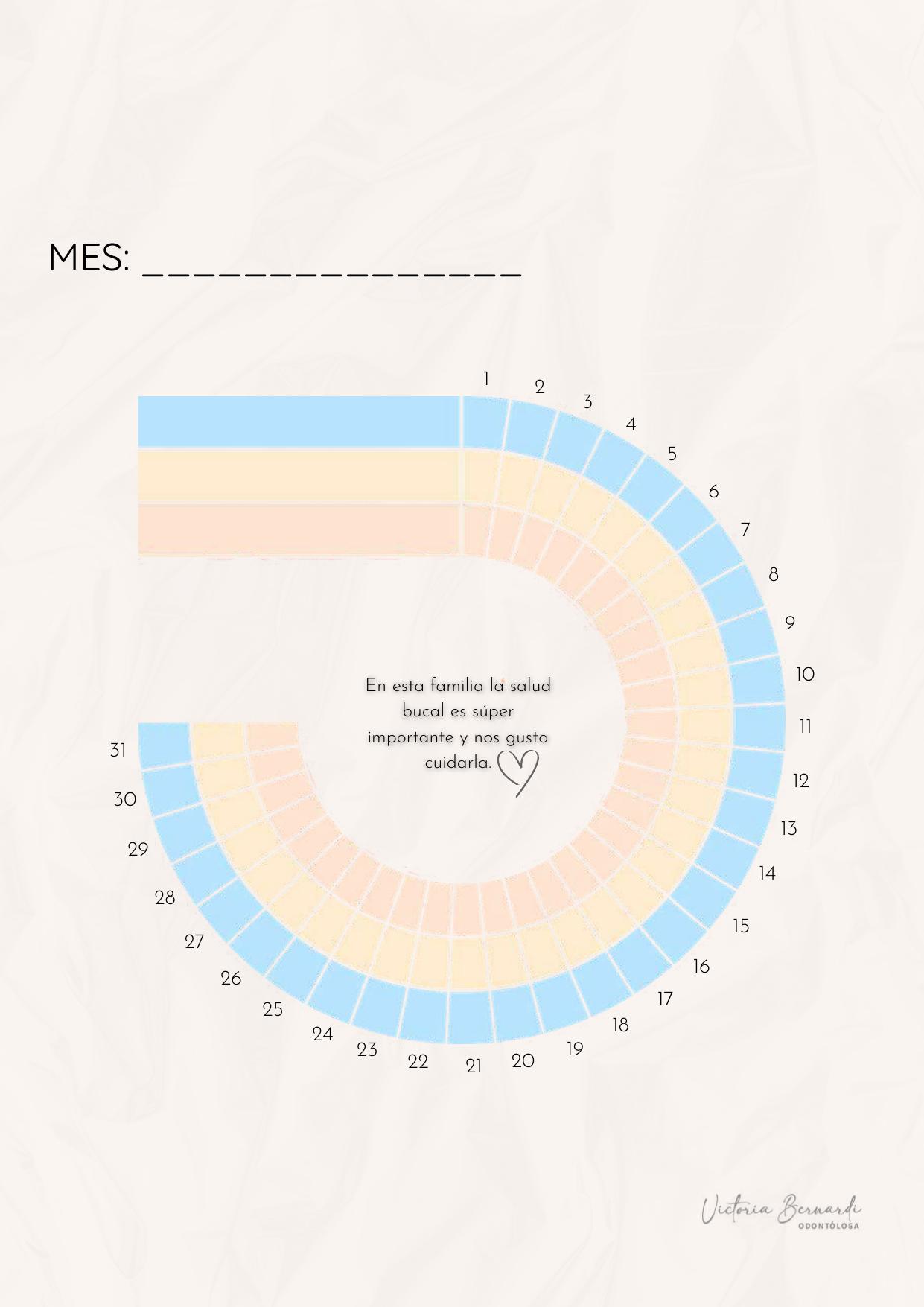 Track de hábitos imprimible